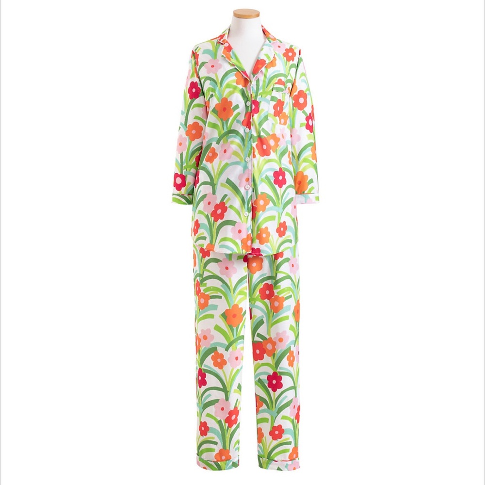 Annie Selke Playful Posies Multi Pajama